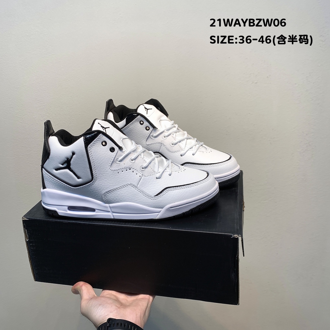 Air Jordan Courtside 23 White Black Shoes